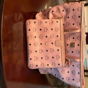 Pink MCM bag